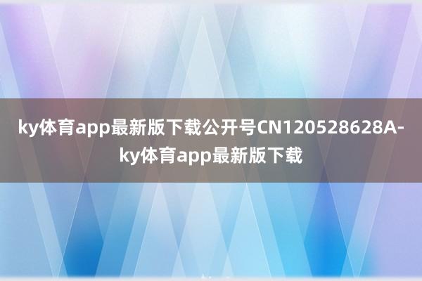ky体育app最新版下载公开号CN120528628A-ky体育app最新版下载